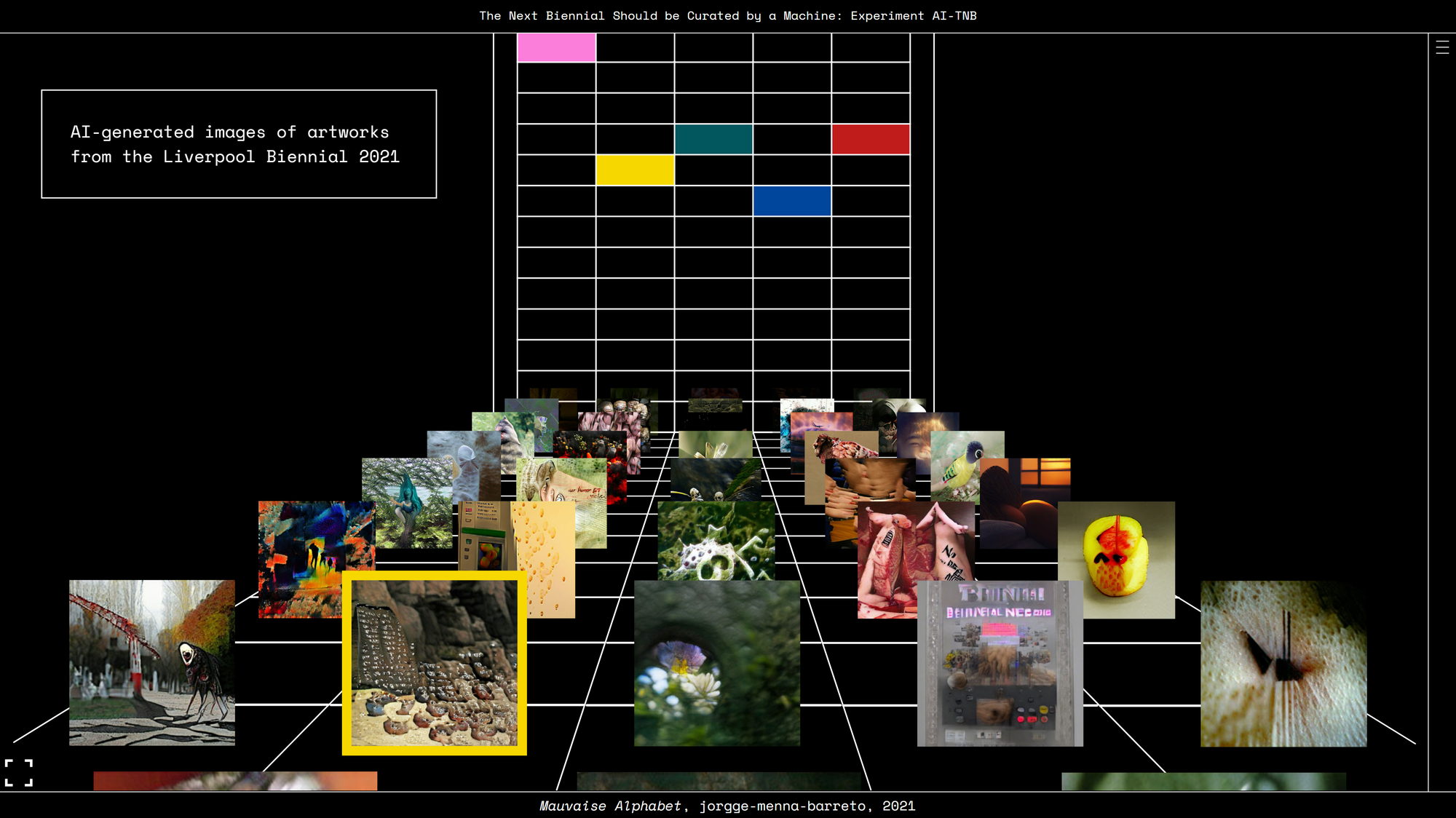 Website screenshot, Liverpool Biennial, 2021