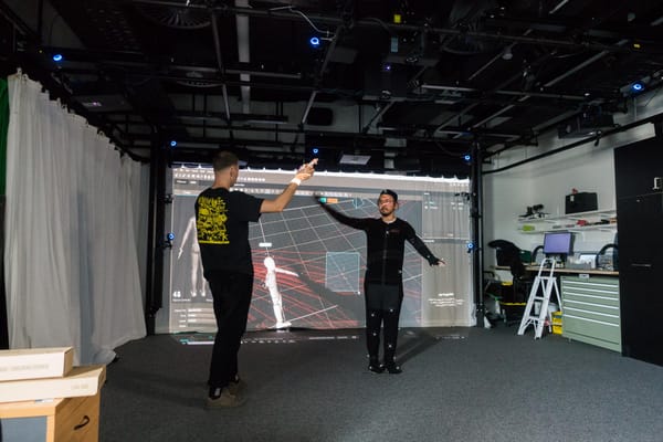 Motion-Capture and Animation Art Hack at University of Melbourne