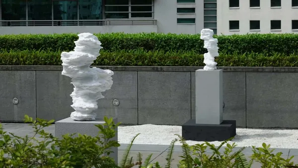 Peter Nelson 3D printed data sculptures