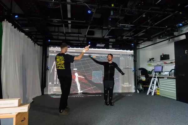 Motion-Capture and Animation Art Hack at University of Melbourne
